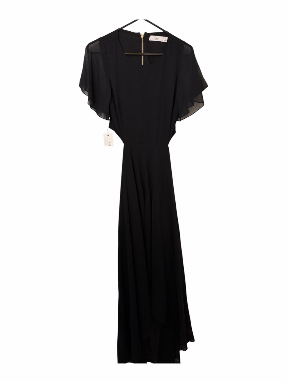 Ali & Jay Bohemian Rhapsody Black Cutout High-Low Dress size small NWT - Picture 1 of 11
